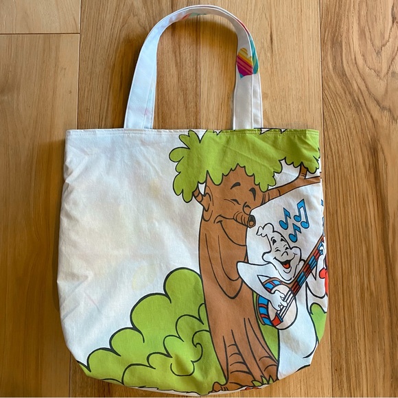 Vintage Casper The Friendly Ghost Cute Reversible Tote Bag Medium Size - Picture 3 of 5